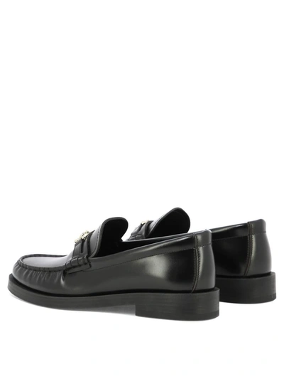 Shop Jimmy Choo "addie" Loafers In Black