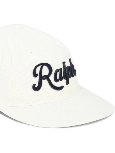 Shop Polo Ralph Lauren "ralph" Cap In White