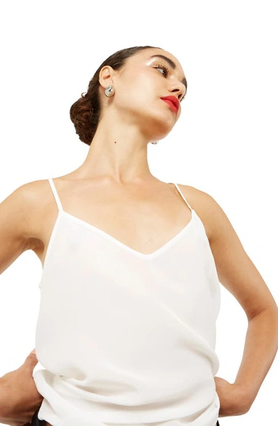 Shop Equipment Layla Silk Camisole In Bright White