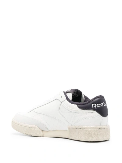 Shop Reebok By Palm Angels Club C Leather Sneakers In Black