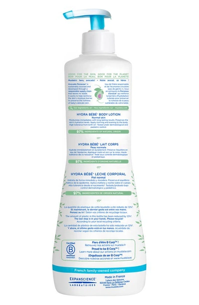 Shop Mustela Hydra Bébé® Body Lotion With Avocado Perseose, 25.4 oz In White