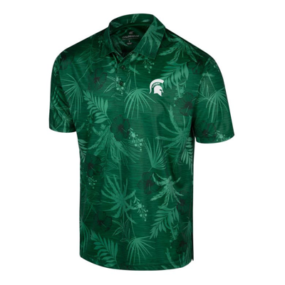 Shop Colosseum Green Michigan State Spartans Palms Team Polo