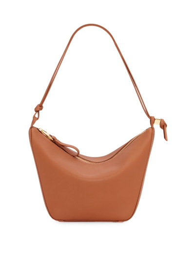 Shop Loewe Women's Mini Hammock Hobo Bag In Tan