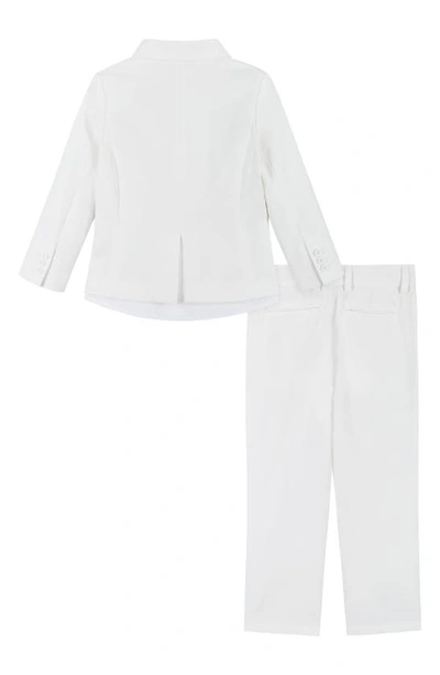 Shop Andy & Evan Kids' 5-piece Suit Set In White