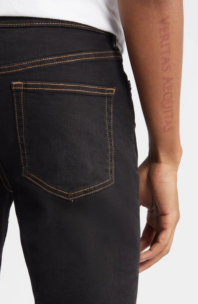 Shop Asos Design Ripped Skinny Jeans In Black