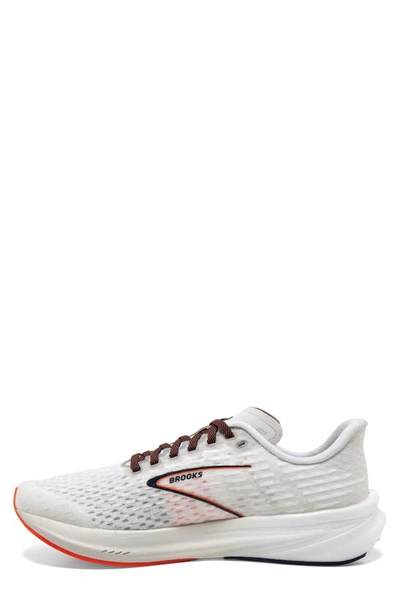 Brooks Hyperion Running Shoe In Oyster Mushroom/ Black Iris