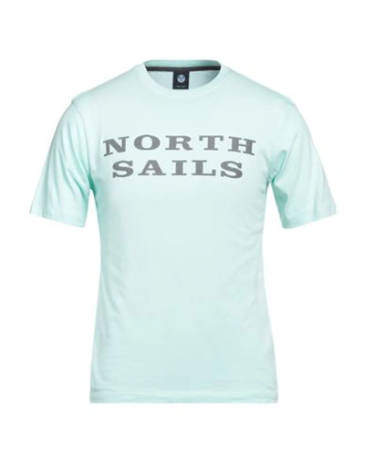 Shop North Sails Man T-shirt Light Green Size Xs Cotton