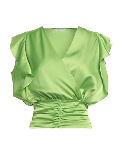 Shop Fly Girl Woman Top Light Green Size S Polyester