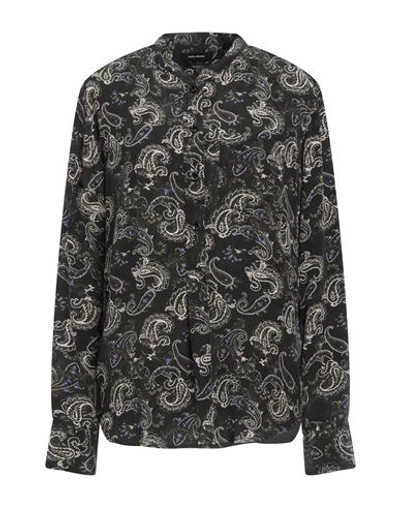 Isabel Marant Woman Top Black Size 8 Silk In Black