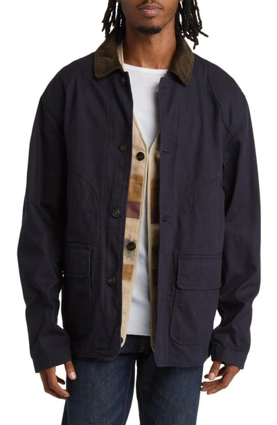 Shop One Of These Days X Woolrich 3-in-1 Jacket In Navy/ Brown