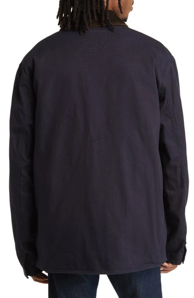 One Of These Days X Woolrich 3-in-1 Jacket In Navy/ Brown