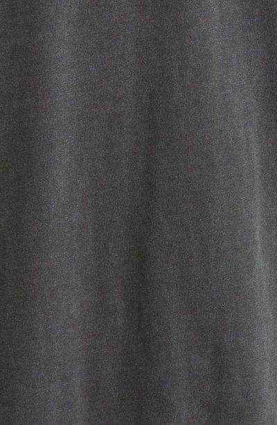 Sundae School Embroidered Smoking Chills T-shirt In Mineral Wash Grey