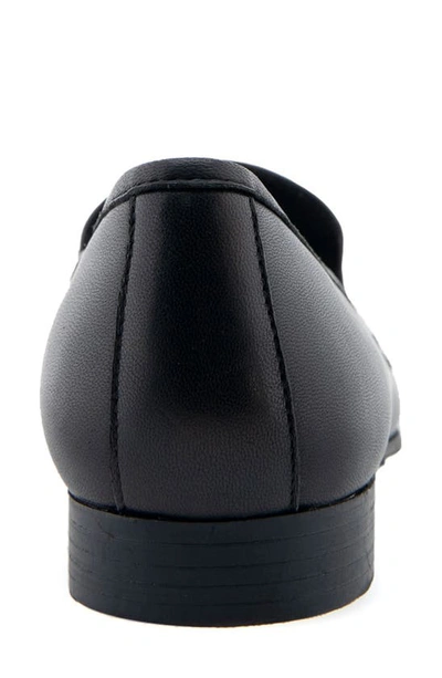 Shop Aerosoles Paynes Loafer In Black Leather