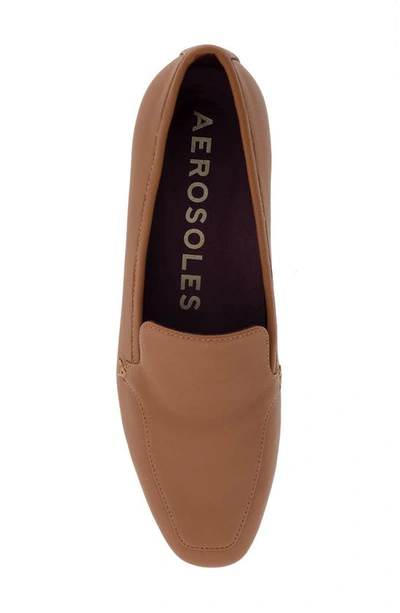 Shop Aerosoles Paynes Loafer In Tan Leather