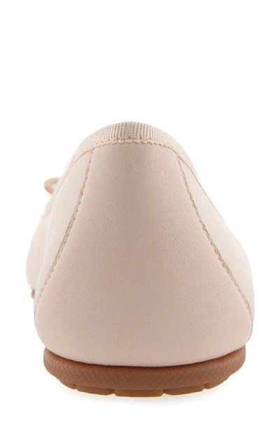 Shop Aerosoles Pia Ballet Flat In Natural Leather