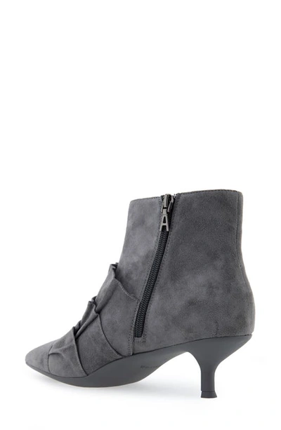 Shop Aerosoles Loloa Pointy Boot In Quiet Shade Suede