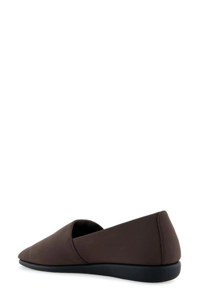 Shop Aerosoles Fabene Slip-on Flat In Java Stretch