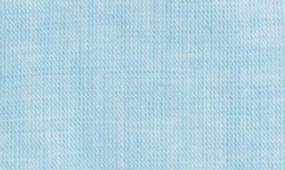 Shop Lorenzo Uomo Trim Fit Solid Cotton & Linen Dress Shirt In Light Blue