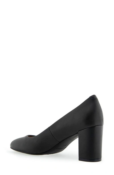 Shop Aerosoles Betsy Pump In Black Leather