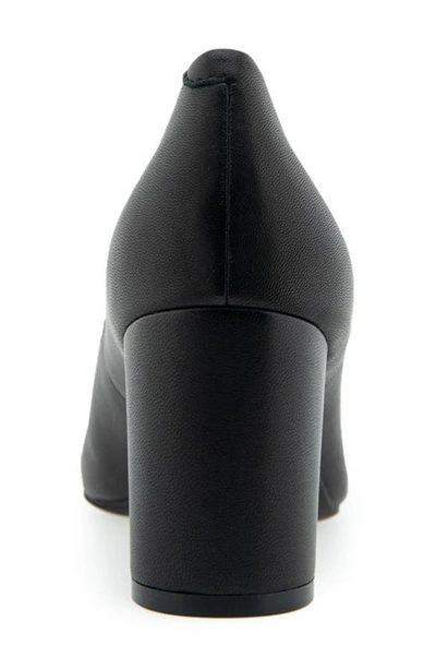 Shop Aerosoles Betsy Pump In Black Leather