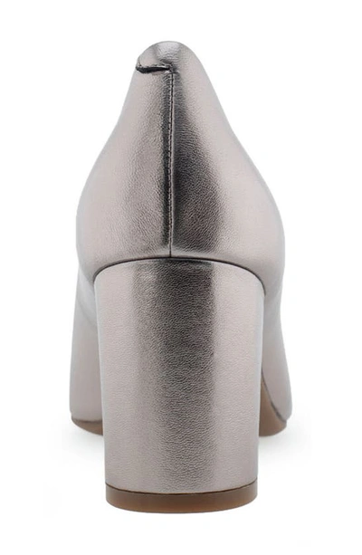 Aerosoles Ebel Dress-pump-mid Heel In Champagne Leather