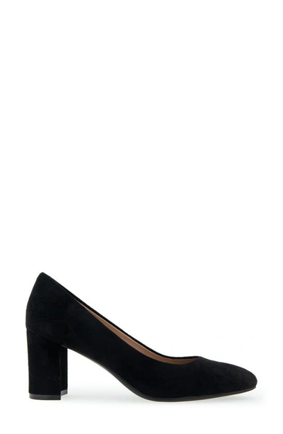 Aerosoles Betsy Pump In Black Suede