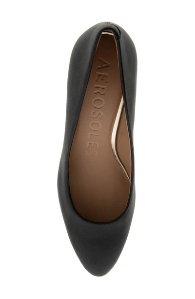 Aerosoles Betsy Pump In Black Leather