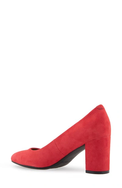 Aerosoles Betsy Dress-pump-high In Red Suede