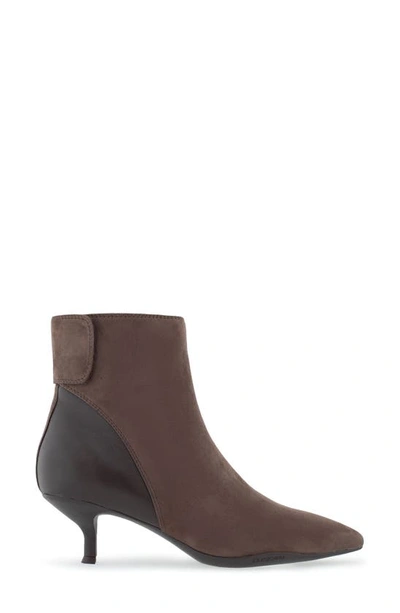 Aerosoles Levanto Pointed Toe Bootie In Java Suede
