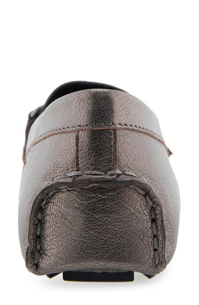 Aerosoles Gaby Driving Shoe In Graphite Leather