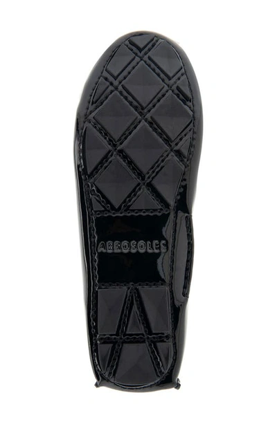 Aerosoles Gaby Driving Shoe In Black Patent