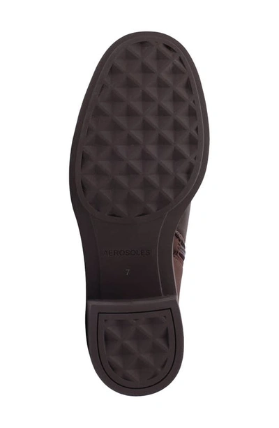 Shop Aerosoles Gabicce Block Heel Boot In Java Leather