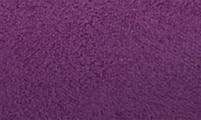 Shop Aerosoles Homebet Bow Flat In Dark Purple Faux Suede