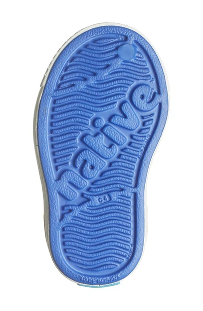Shop Native Shoes Jefferson Colorblock Sugarlite Slip-on Sneaker In Uv Blue/ Shell White/ Hypcity