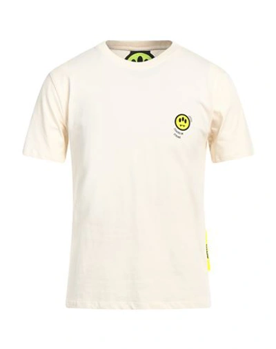 Shop Barrow Man T-shirt Cream Size Xs Cotton In White