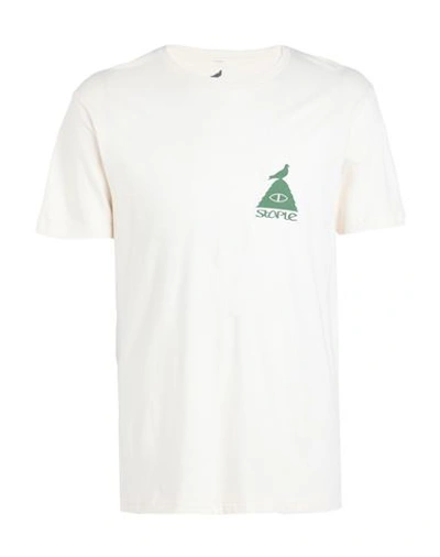 Shop Poler Scouts Division T-shirt Man T-shirt Ivory Size L Cotton In White