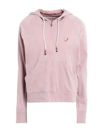 Shop Paul Smith Woman Sweatshirt Pastel Pink Size Xl Cotton