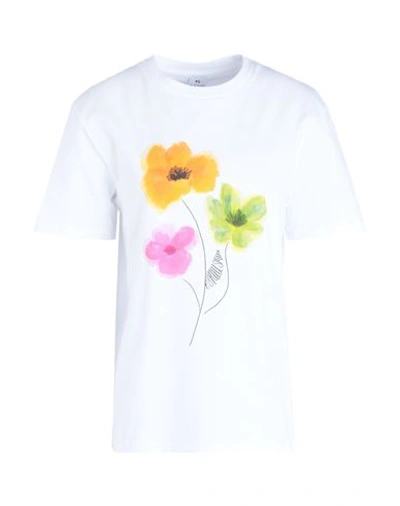 Shop Ps By Paul Smith Ps Paul Smith Woman T-shirt White Size L Organic Cotton