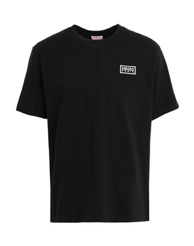 Shop Kenzo Man T-shirt Black Size Xl Organic Cotton