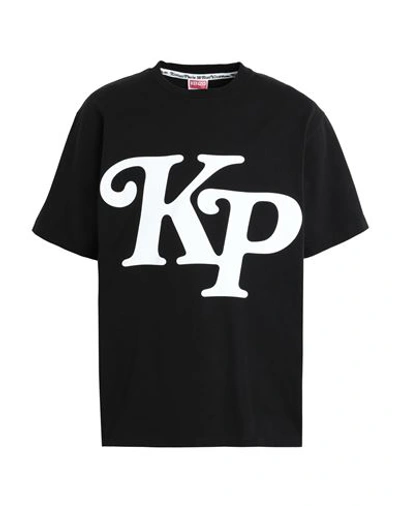 Shop Kenzo Man T-shirt Black Size L Organic Cotton