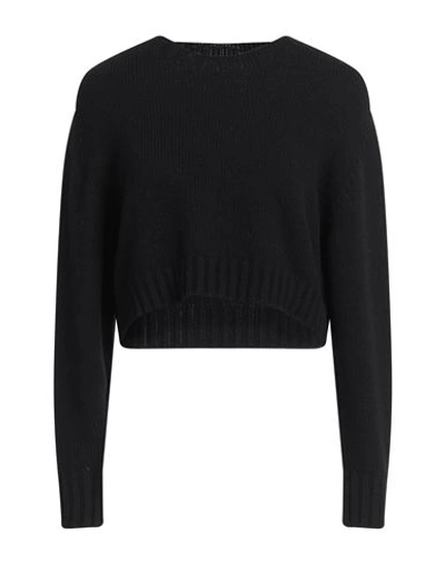 Shop Palm Angels Woman Sweater Black Size S Wool, Polyamide, Acrylic