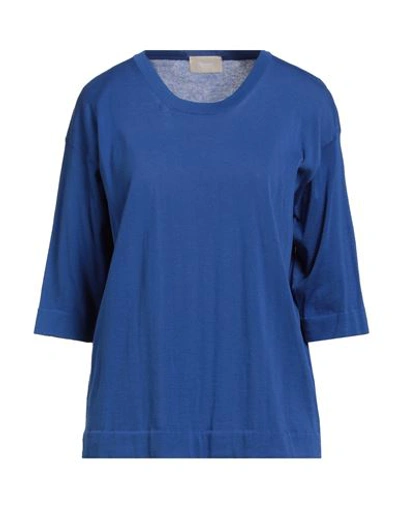 Shop Drumohr Woman Sweater Blue Size L Cotton