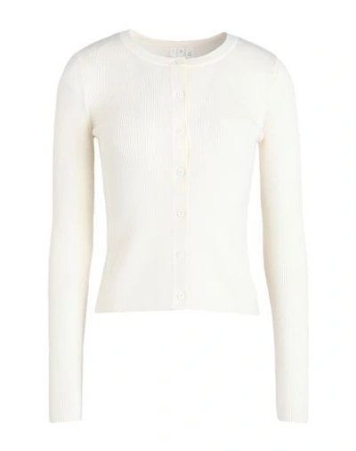Shop Arket Woman Cardigan Ivory Size L Wool In White