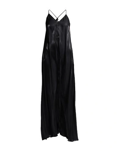 Shop Jucca Woman Maxi Dress Black Size 8 Polyester