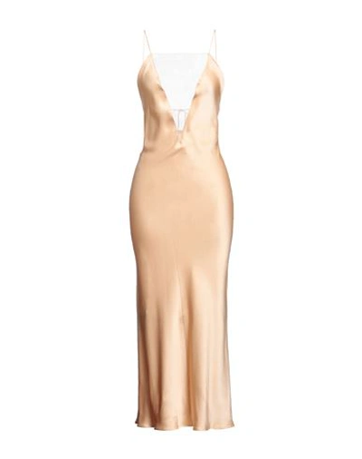 Shop Stella Mccartney Woman Maxi Dress Blush Size 2-4 Acetate, Viscose, Silk In Pink