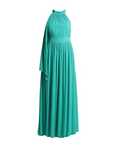 Shop Cristina Gavioli Woman Maxi Dress Green Size 10 Viscose