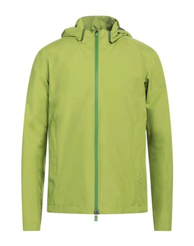 Herno Man Jacket Acid Green Size 40 Polyester In Green