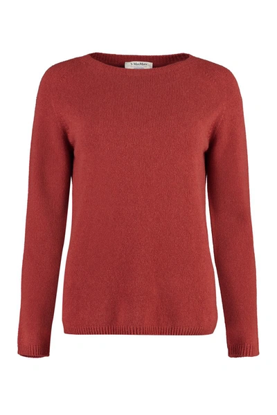Shop 's Max Mara Wool And Cashmere Sweater In Red