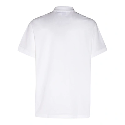Shop Burberry T-shirts And Polos White