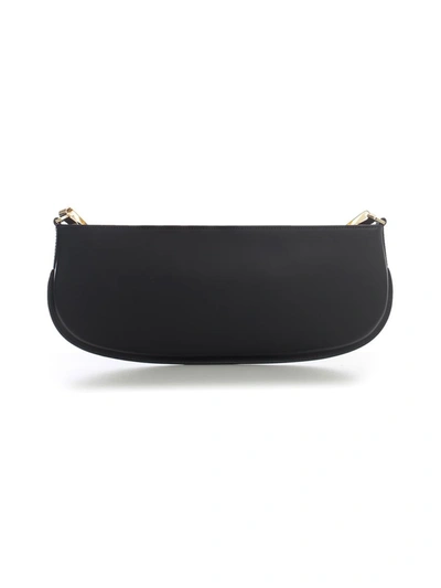 Shop By Far Beverly Black Smooth Calf Leather Shoulder Bag Bags